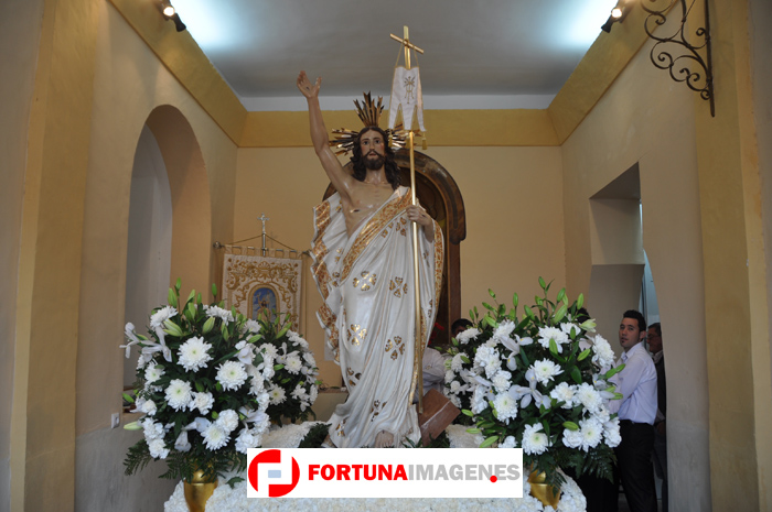 Procesión del Resucitado en la Semana Santa de Fortuna 2013